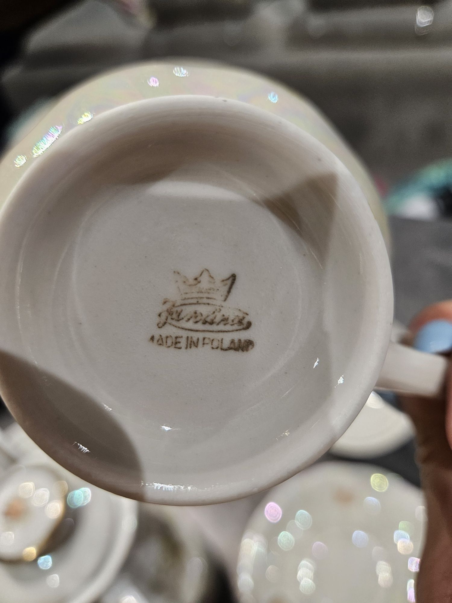 Piękna porcelana malowana  Helena Kosowska Świerczyńska made in Poland