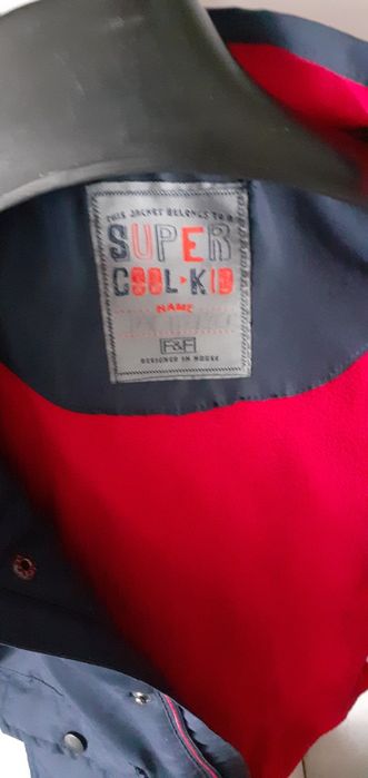 Parka chłopięca przejściowa F&F r 110 granatowa F