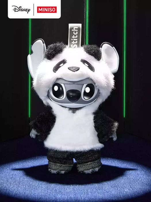 Оригинал Stitch MINISO GenZ Street • Панда • Limited Edition брелок
