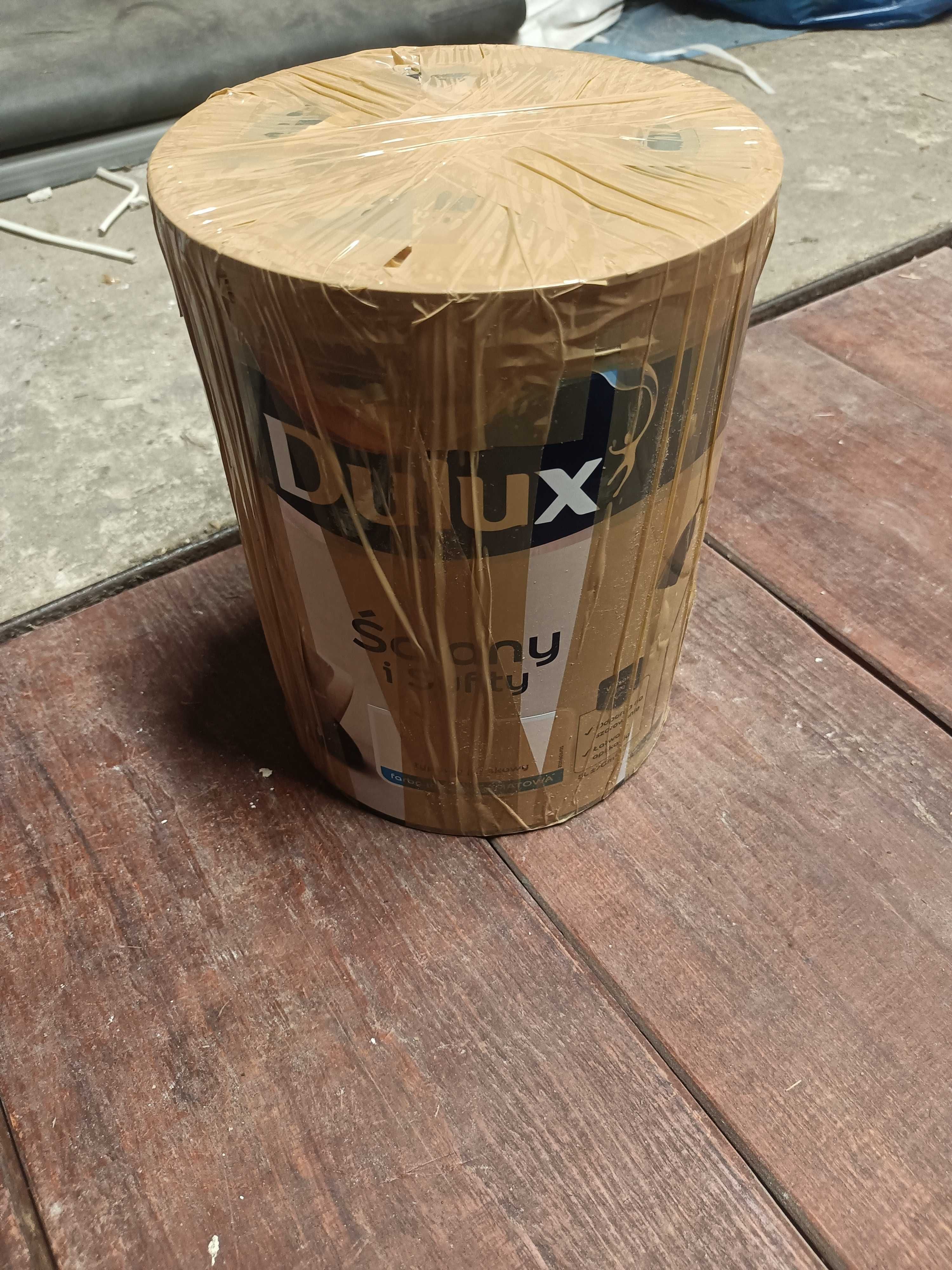 Farba lateksowa Dulux ściany i sufity typowy piaskowy 5l nowa