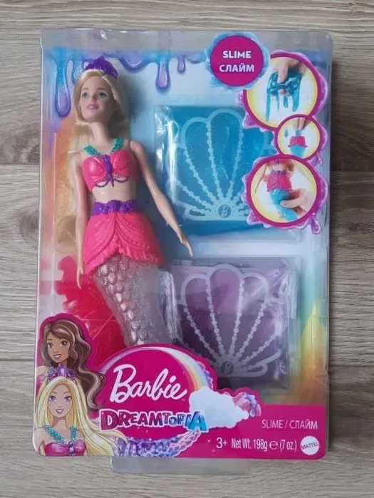 Barbie Syrena Brokatowy slime Lalka