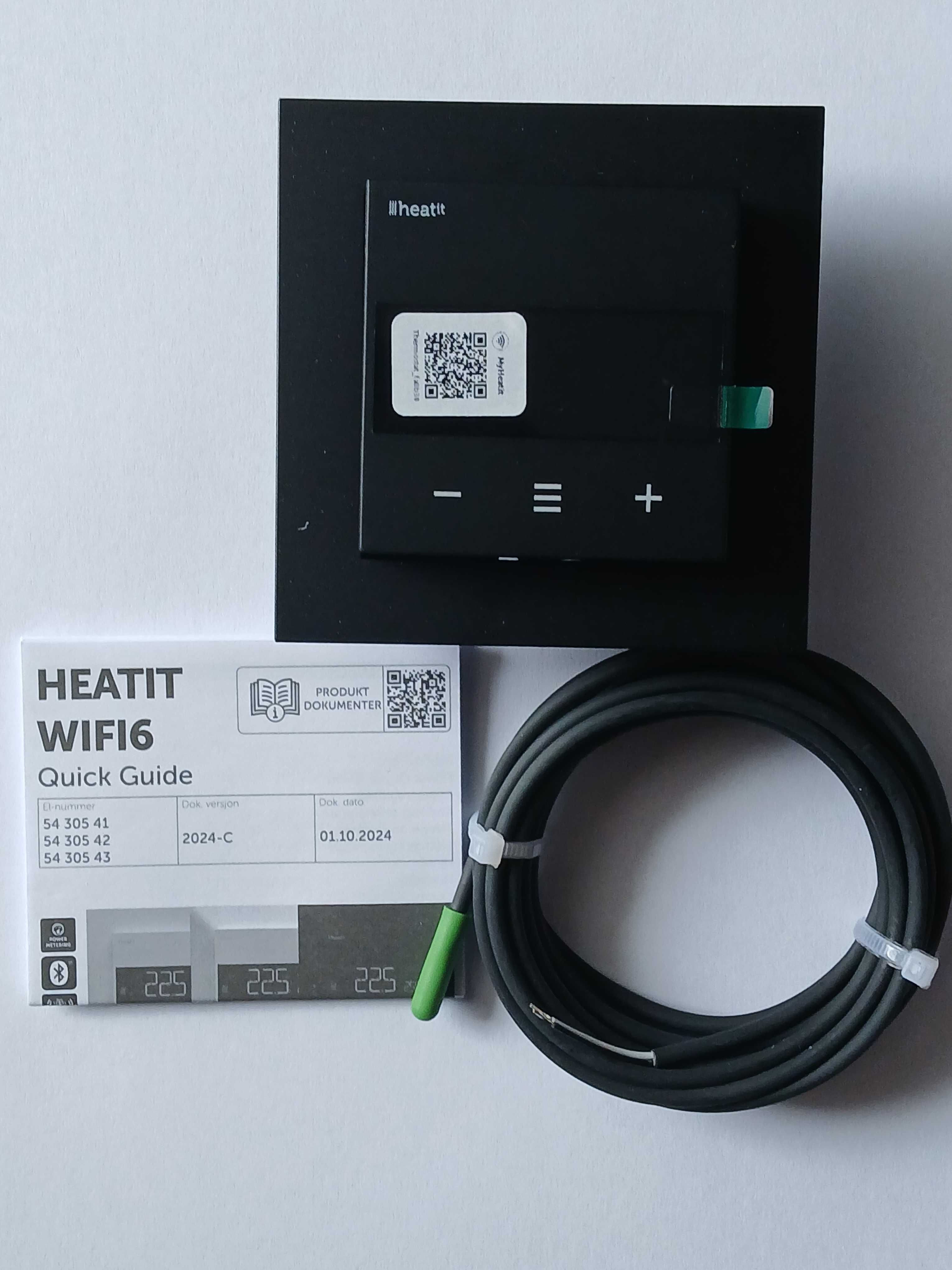 Heatit WiFi6 InteligentnyTermostat Ogrzewania Elektrycznego i Wodnego