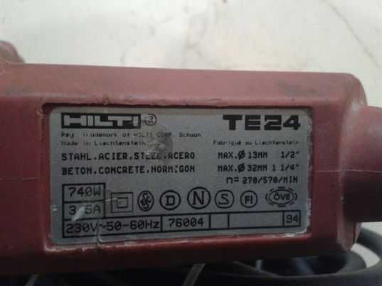 hilti te 24 super stan po przeglądzie SDS plus NOWA głowica