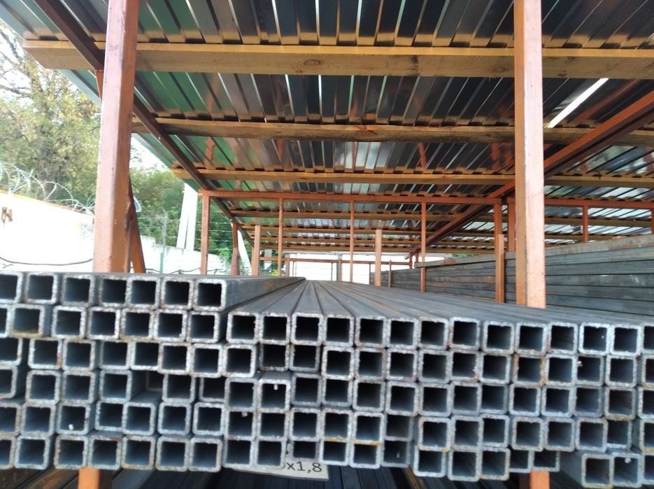 Труби квадратні, прямокутні для огорожі, металоконструкції