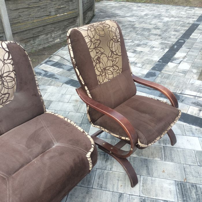 Łóżko kanapa plus dwa fotele