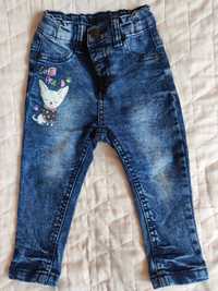 Spodnie jeansowe niemowlęce r.80