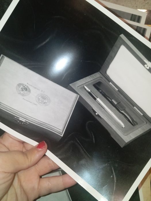Duas fotos canetas