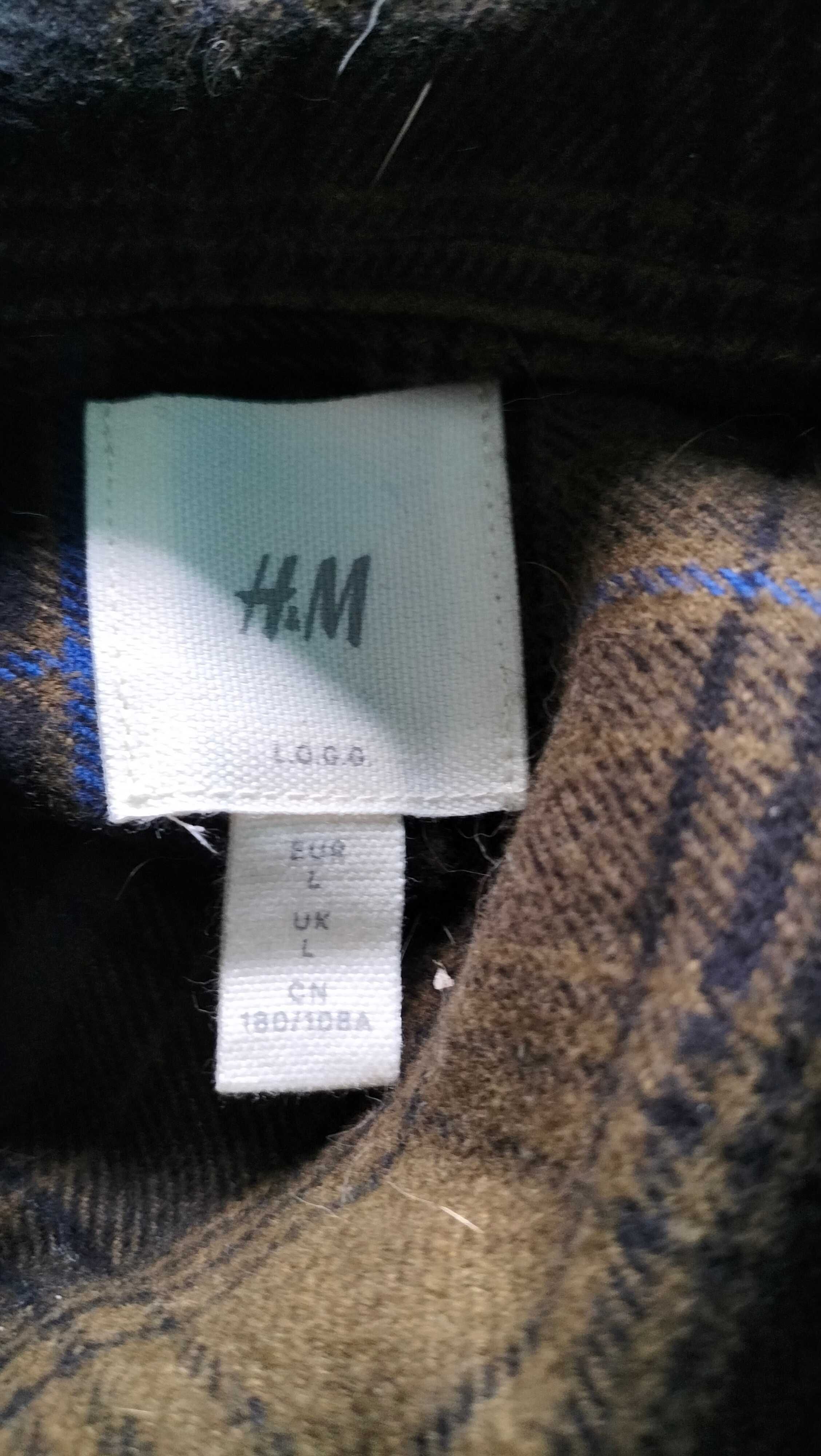 Camisa de flanela com fecho H&M tamanho L
