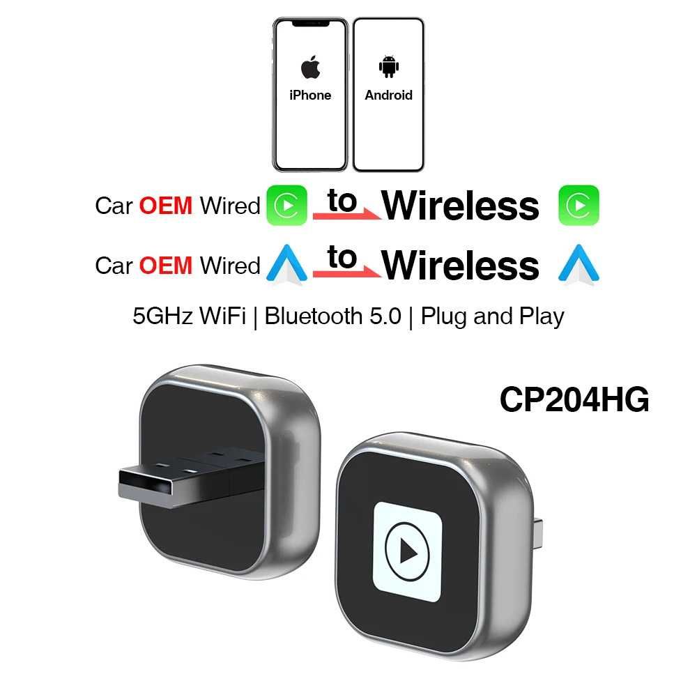 Adapter USB dla bezprzewodowego Carplay i Android Auto