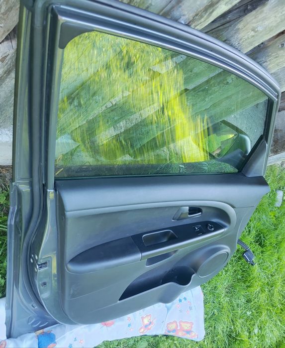 KIA VENGA drzwi lewy przód + lusterko kompletne oryginalne kolor 9A