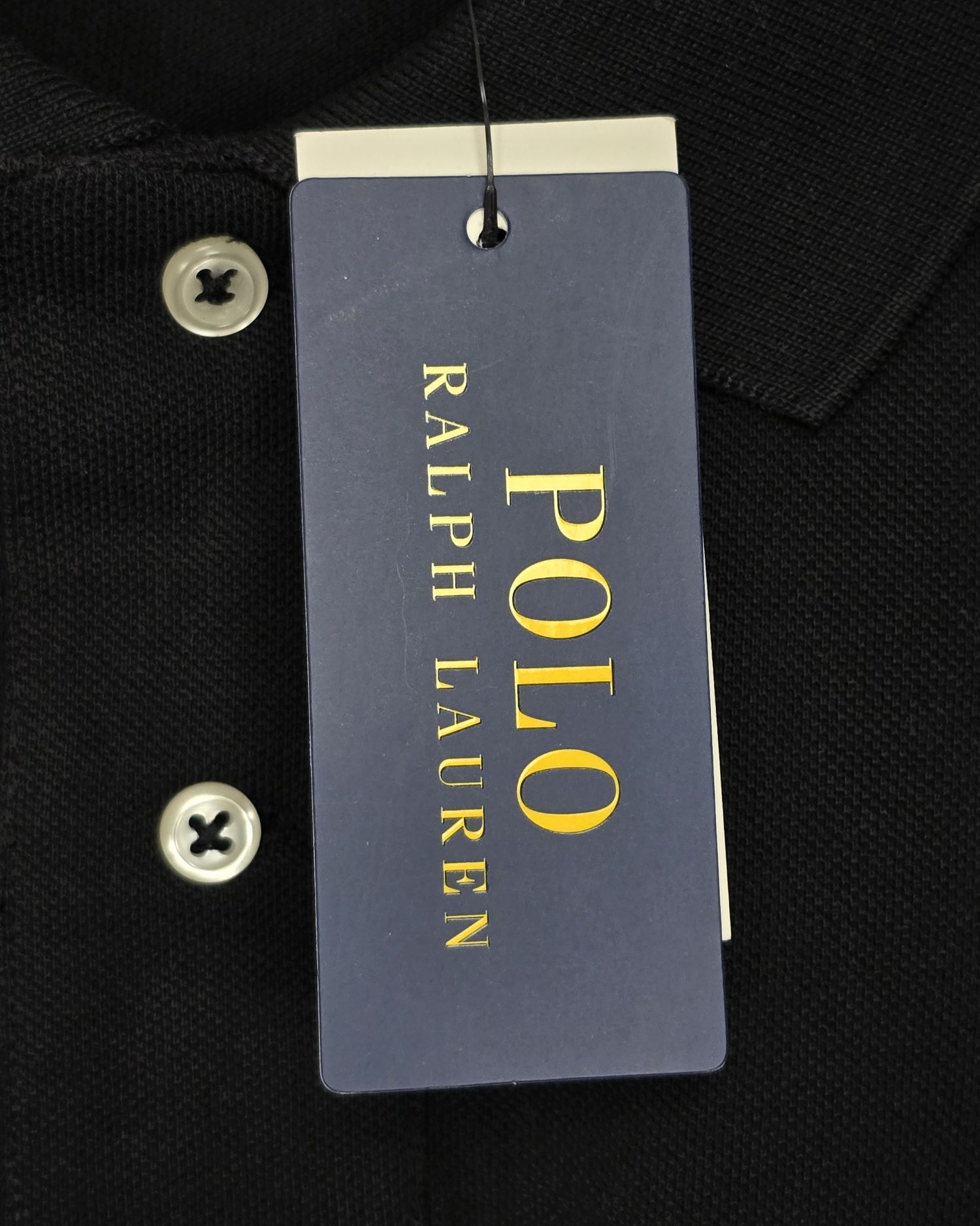 Ralph Lauren - Polo Preto 100% Algodão | Novo