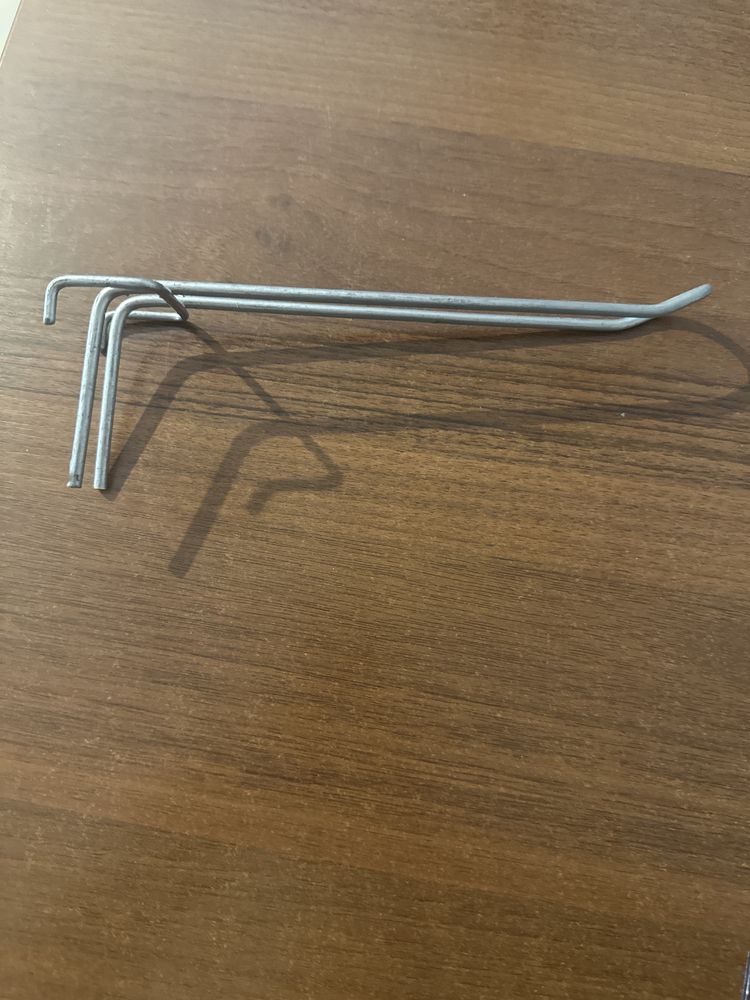 Haki sklepowe 21cm zaokrąglone