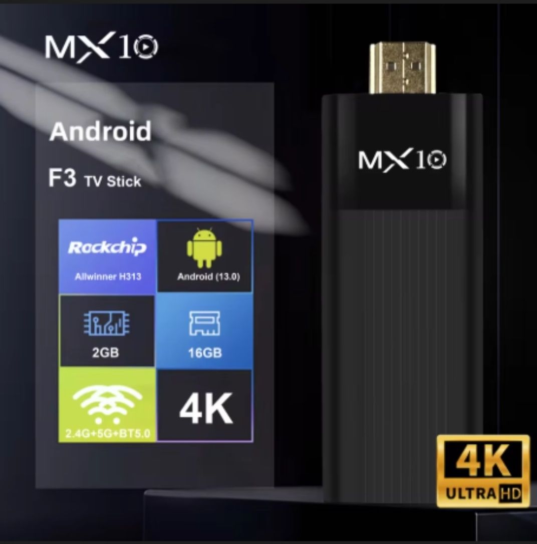 ТВ Бокс Андроїд приставка Android SmartTV box MX10-F3