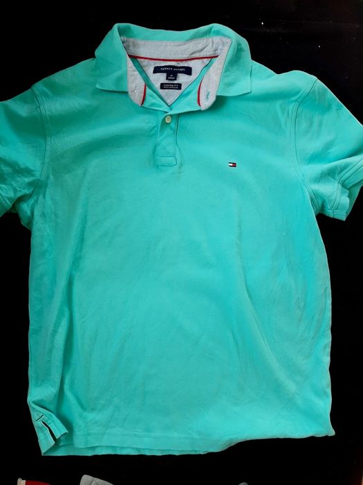 Koszulka tshirt męski niebieski na lato bawełna cotton casual basic To