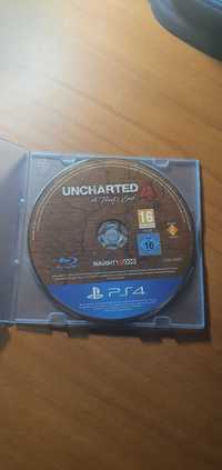 [Disco PS4] Jogo Uncharted 4: A Thief's End + Stickers originais