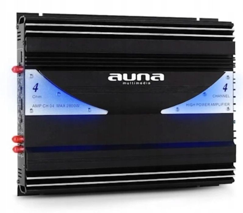 Wzmacniacz samochodowy auna 2800W 4 kanały