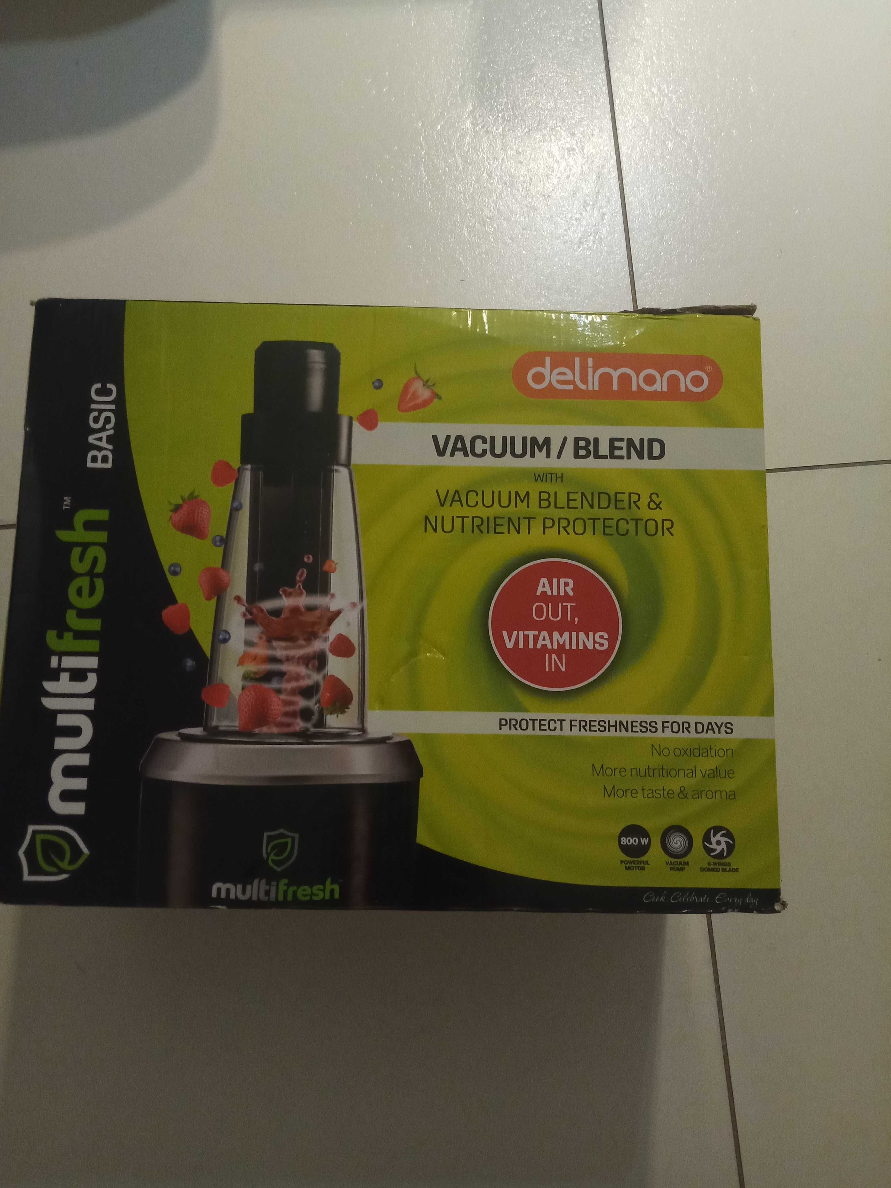 Blender kielichowy Delimano Multifresh 800W czarny NOWY