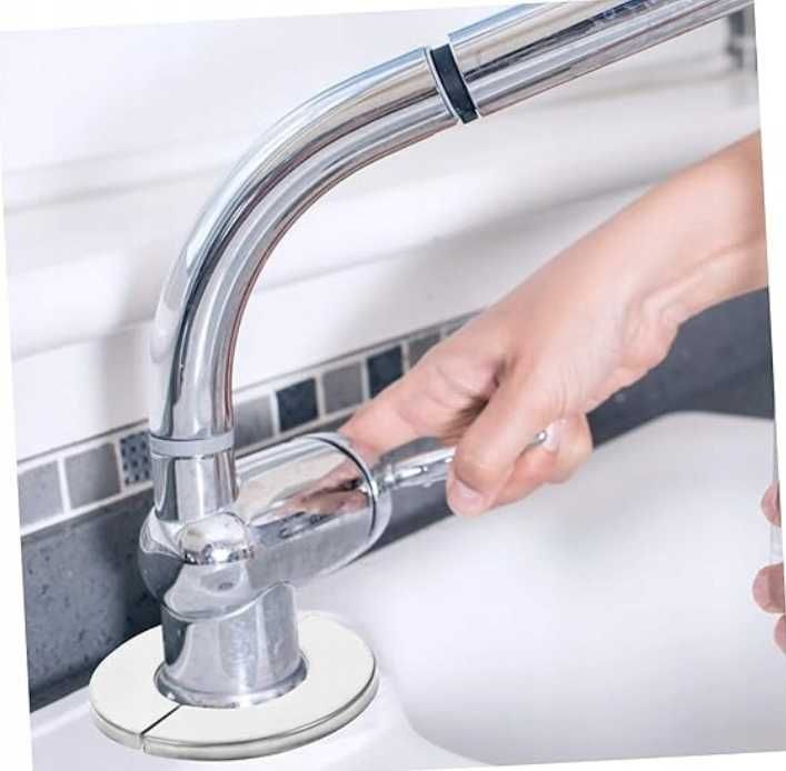 Zaślepka otworów do baterii 3 szt Stal Nierdzewna Kołnierz Prysznicowy