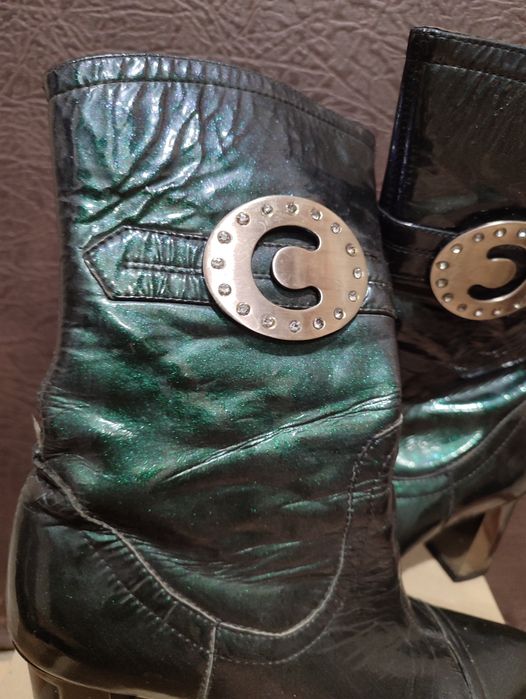 Жіночі зелені чобітки