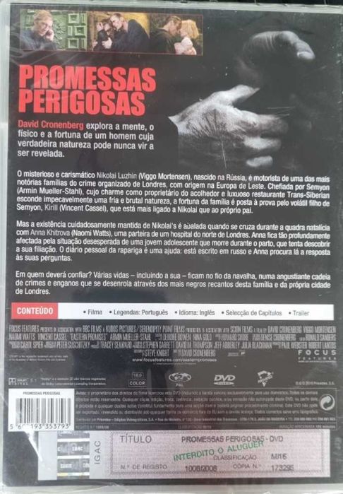 DVD Promessas Perigosas
