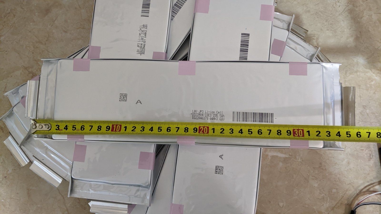Li-lon пакети LG chem E64