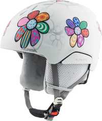 Alpina Pizi - dziecięcy kask narciarski Patchwork Flower 51-55