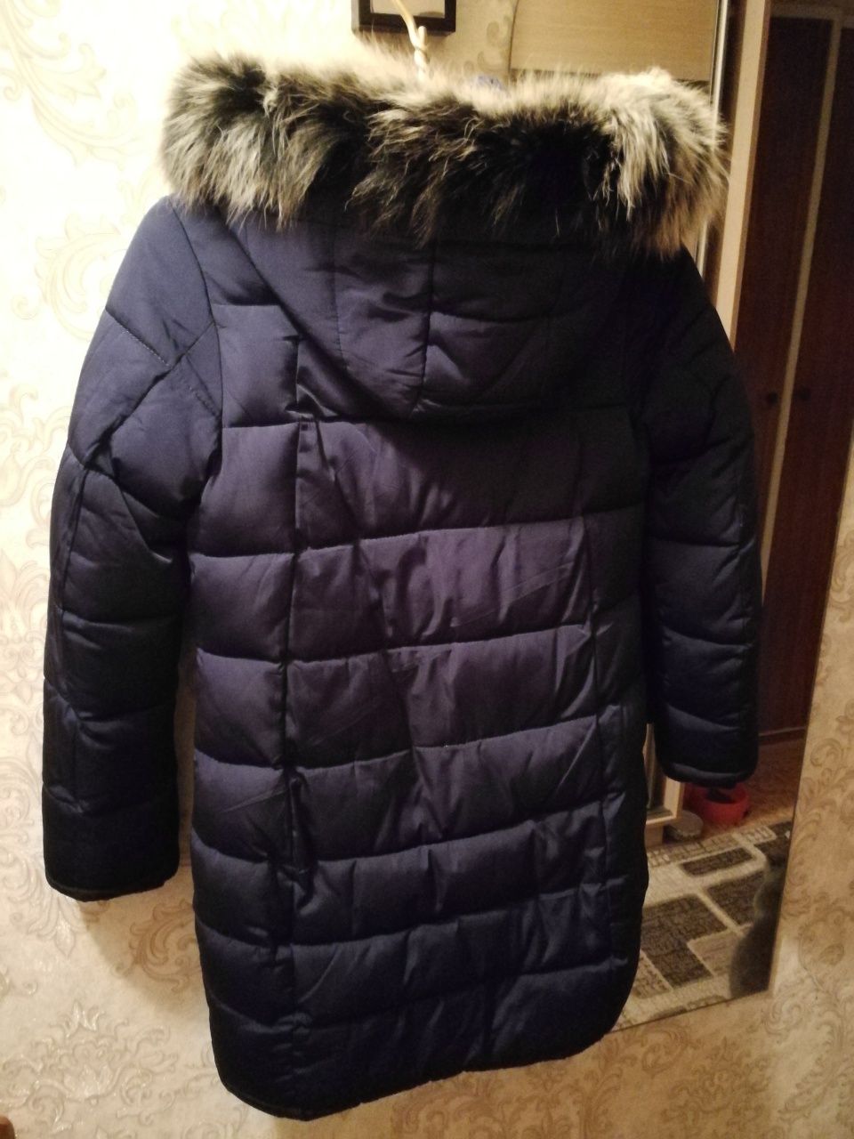 Куртка зимняя длинная, куртка-пальто