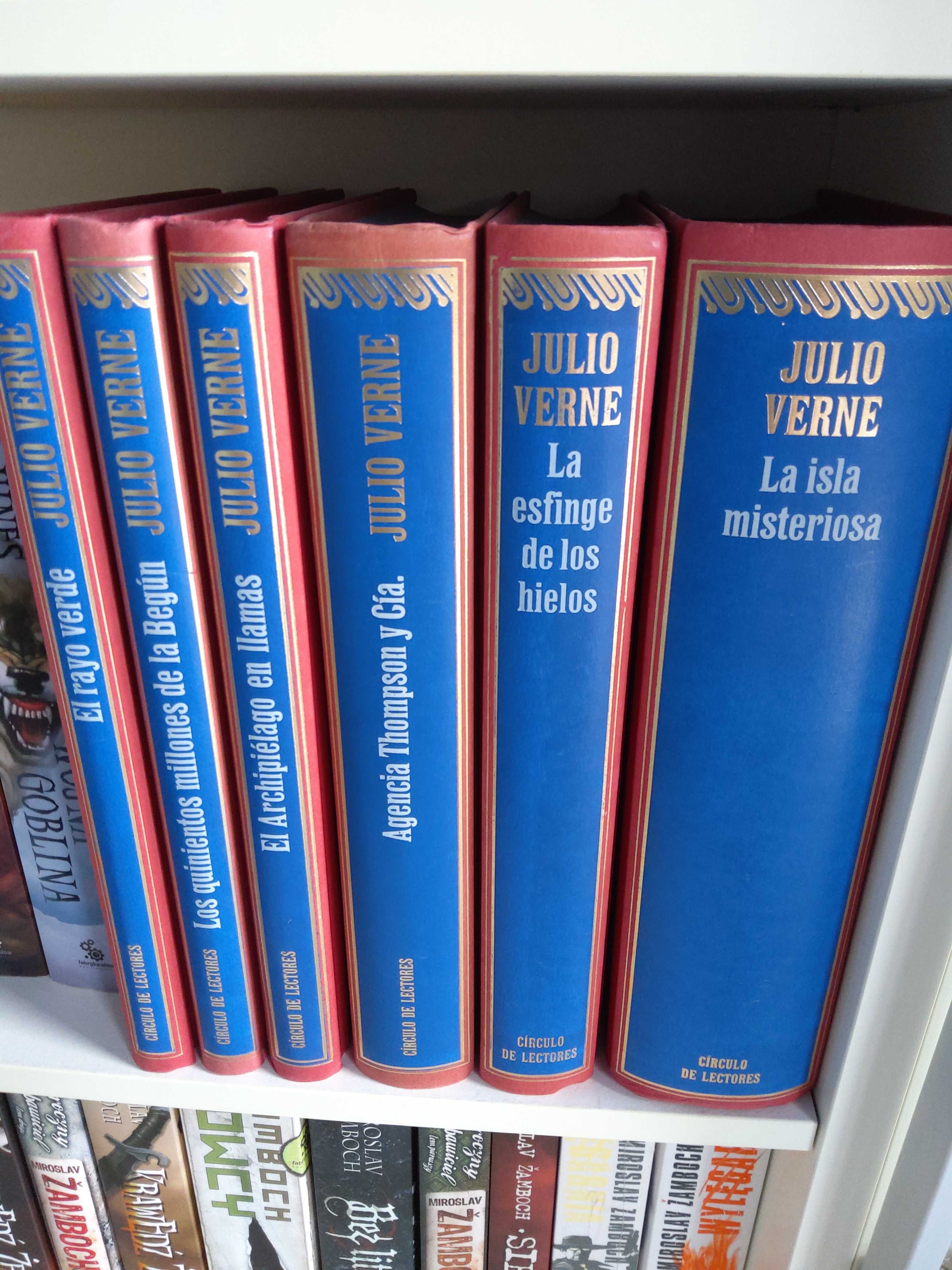 Julio Verne Agencia Thompson y Cía hiszpański reprint oryg. wydania