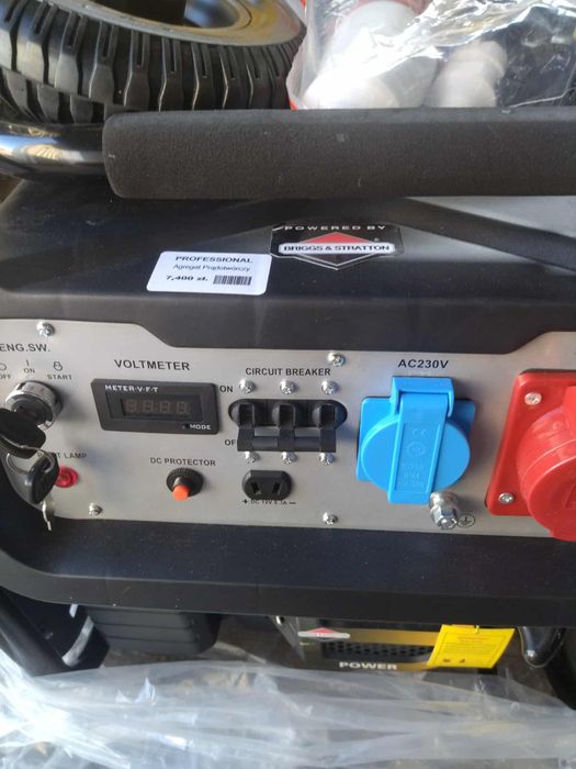 Agregat prądotwórczy BACKHERF B2590x V8 7.1 kW/400V,  3.8 kw/230V nowy