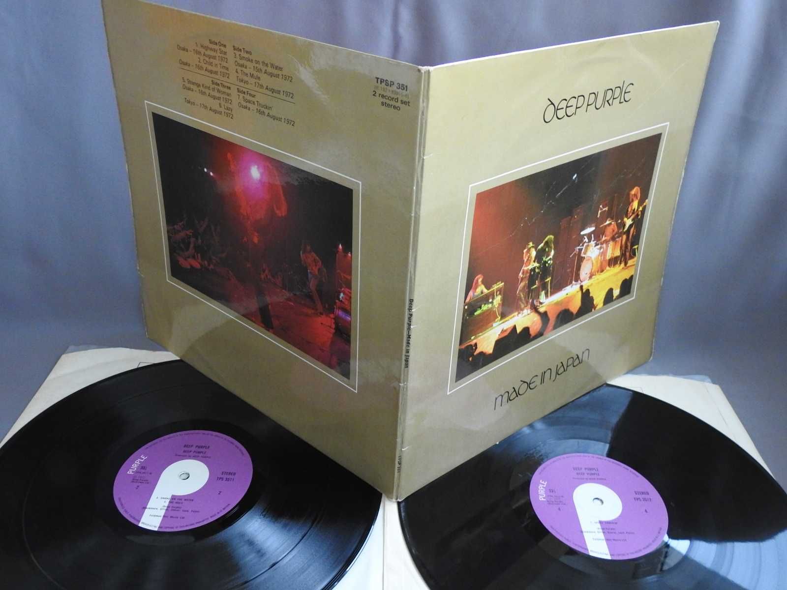 DEEP PURPLE Made in Japan 2 LP 1972 Британская пластинка UK EX+ re1973