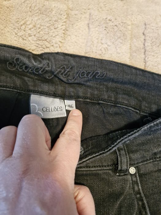 Джинси жіночі чорні, xl-ххl