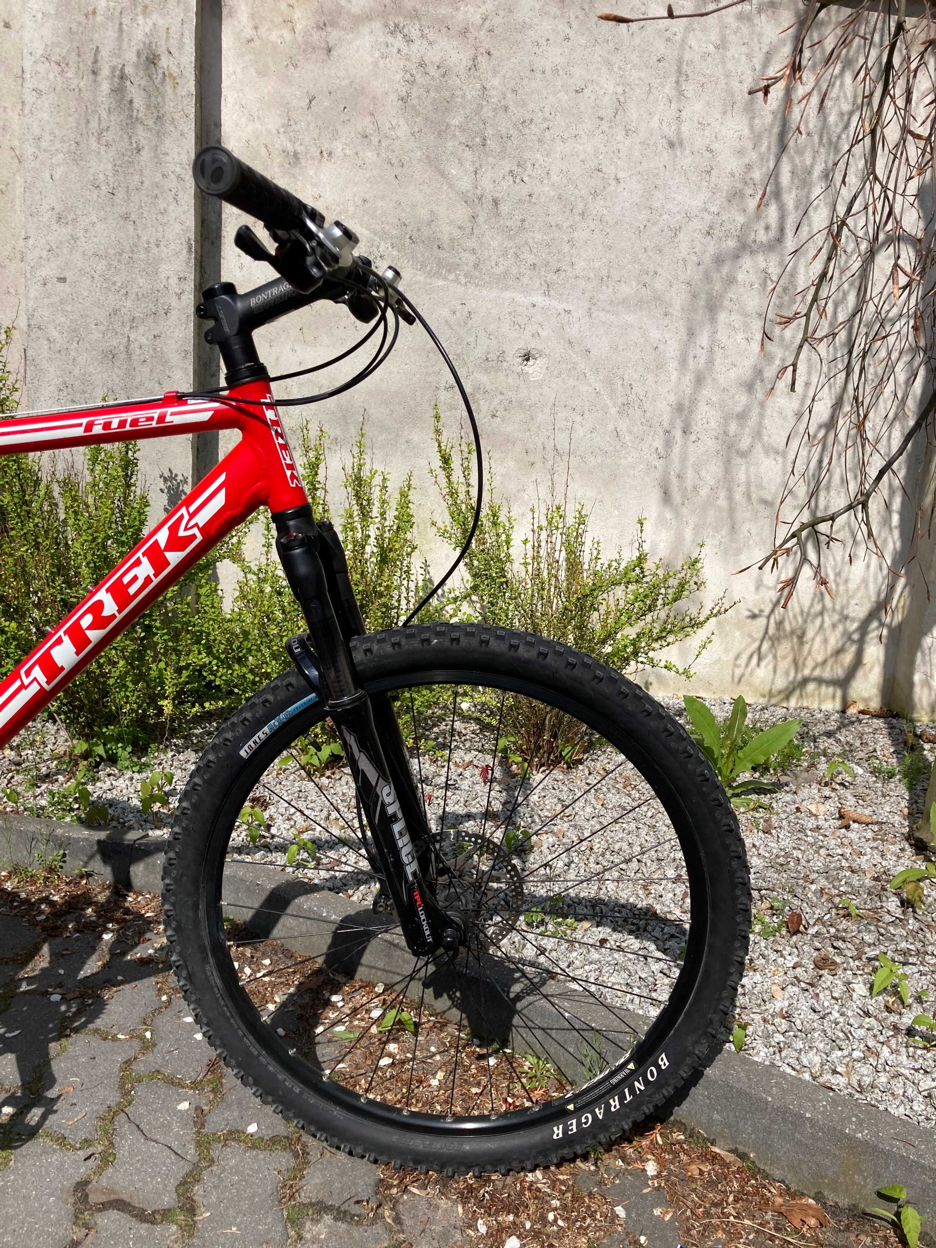 Aluminiowy rower MTB górski full TREK 26" koła, Shimano DEORE, tarcze