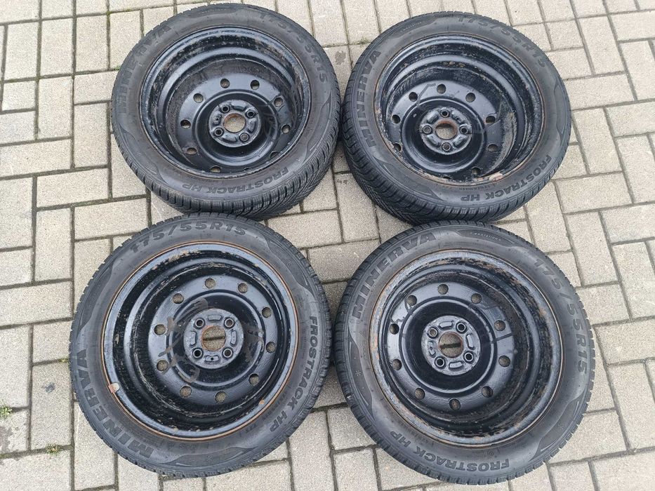 Koła zimowe  5J x 15  4 x 100  ET 40 opony  175/55/15