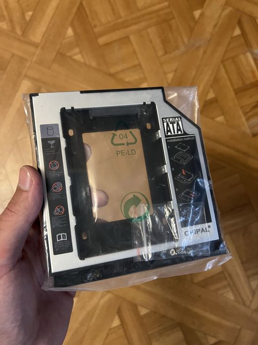 Фрейм-перехідник кишеня під SSD HDD замість дисковода Macbook