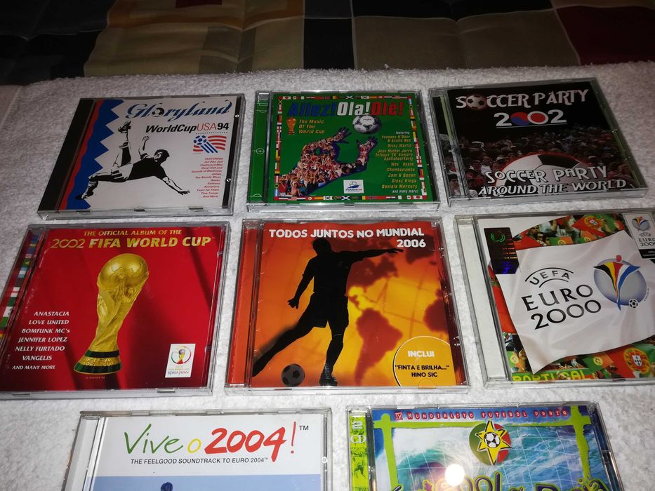 torneios de futebol (mundial, europeu, mundialito praia) cds raros