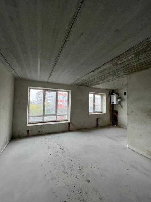 Здана двохкімнатна  студія + підігрів підлоги + котел!