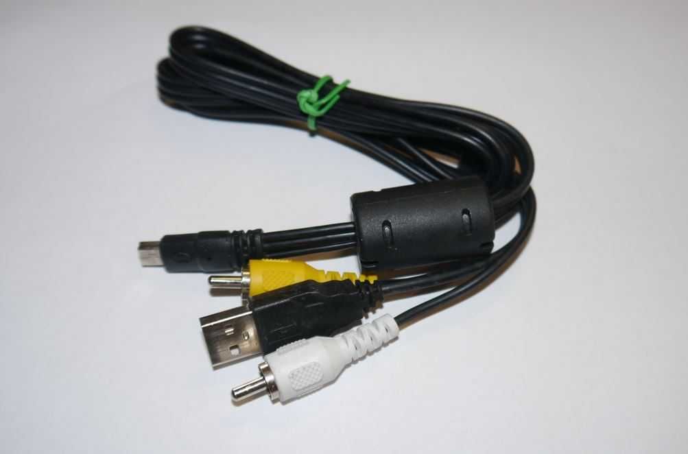 KABEL Przewod USB, 2xRca - USB Mini 5 Pin