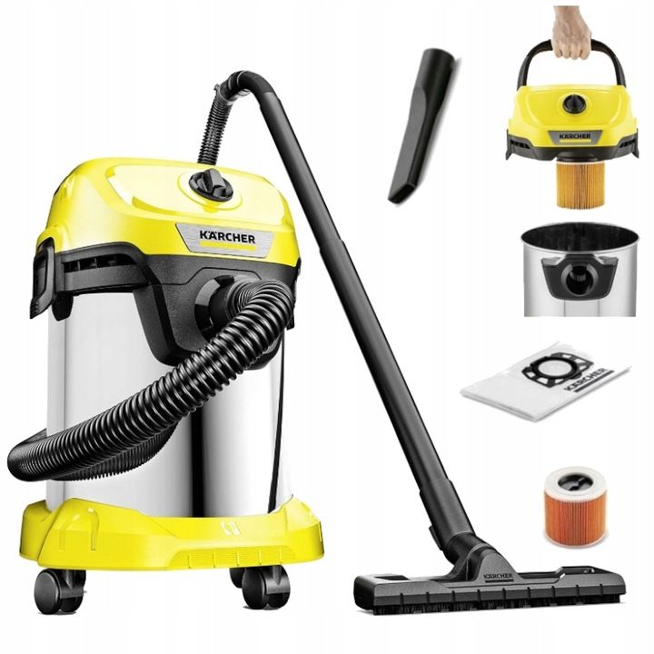 Odkurzacz Przemysłowy Karcher Wd 3 S V-17/4/20 1.628-135.0