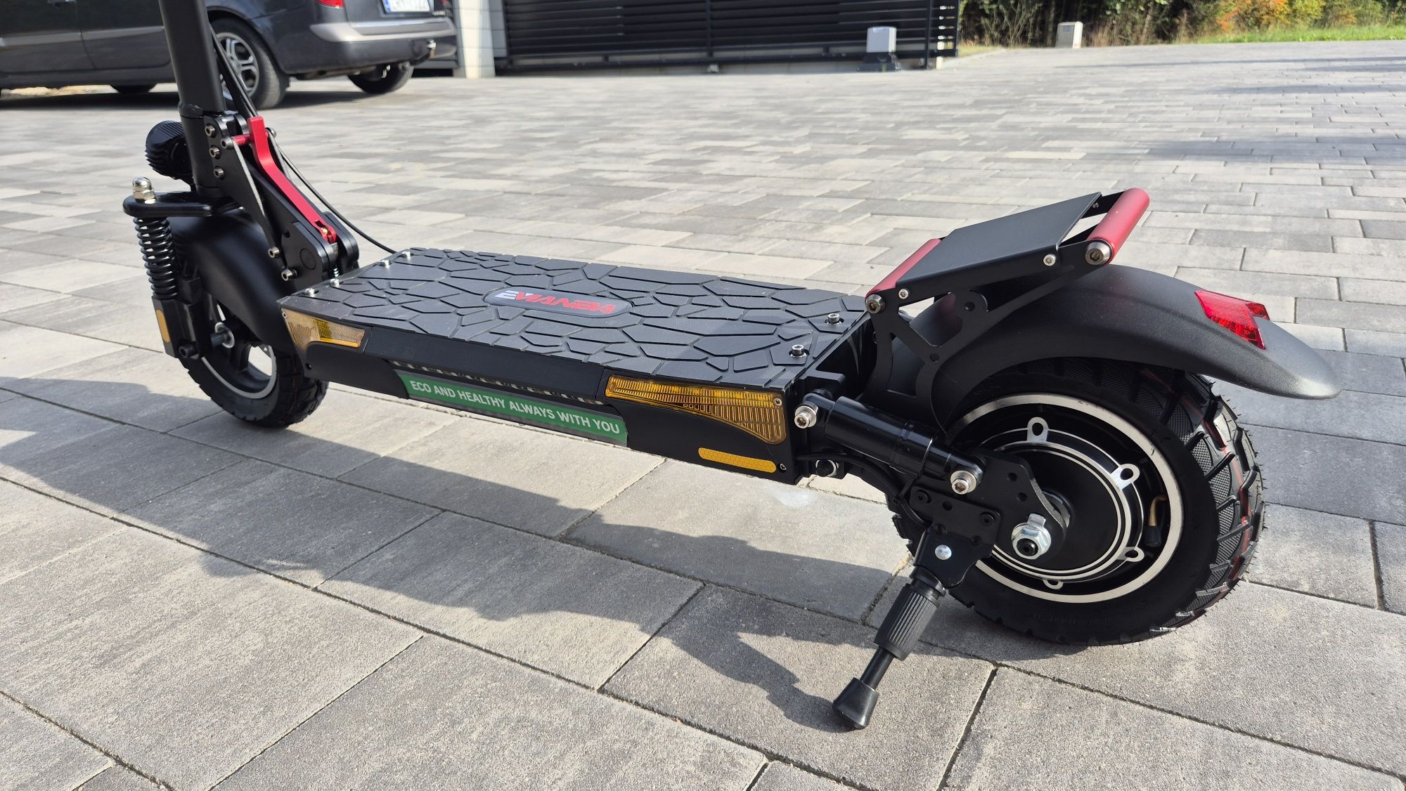 Hulajnoga terenowa 800W, alarm, GPS, Kamera, akcesoria, lusterka