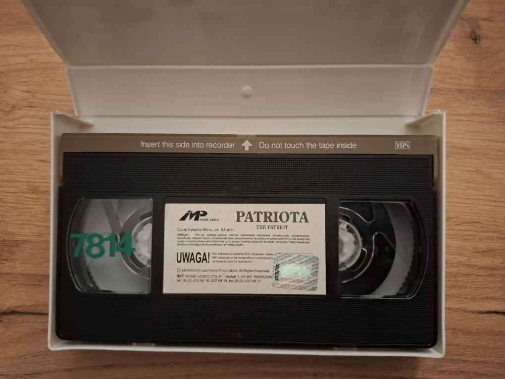 Patriota(1998 r.)- Steven Seagal- Vhs Polski Lektor Unikat