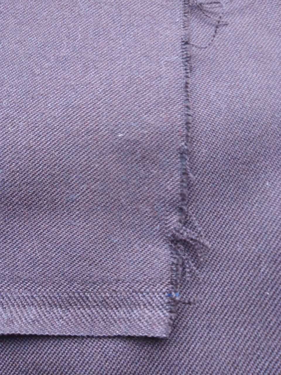 Ткань темно-коричневая 2 куска для брюк и юбок