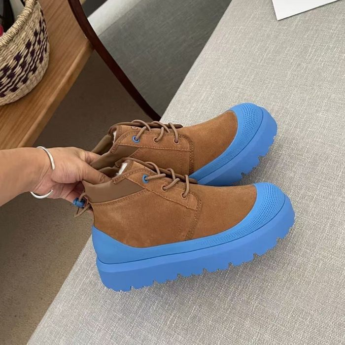 Ugg neumel high угги агси рижі сині блакитні натуральні руді нові