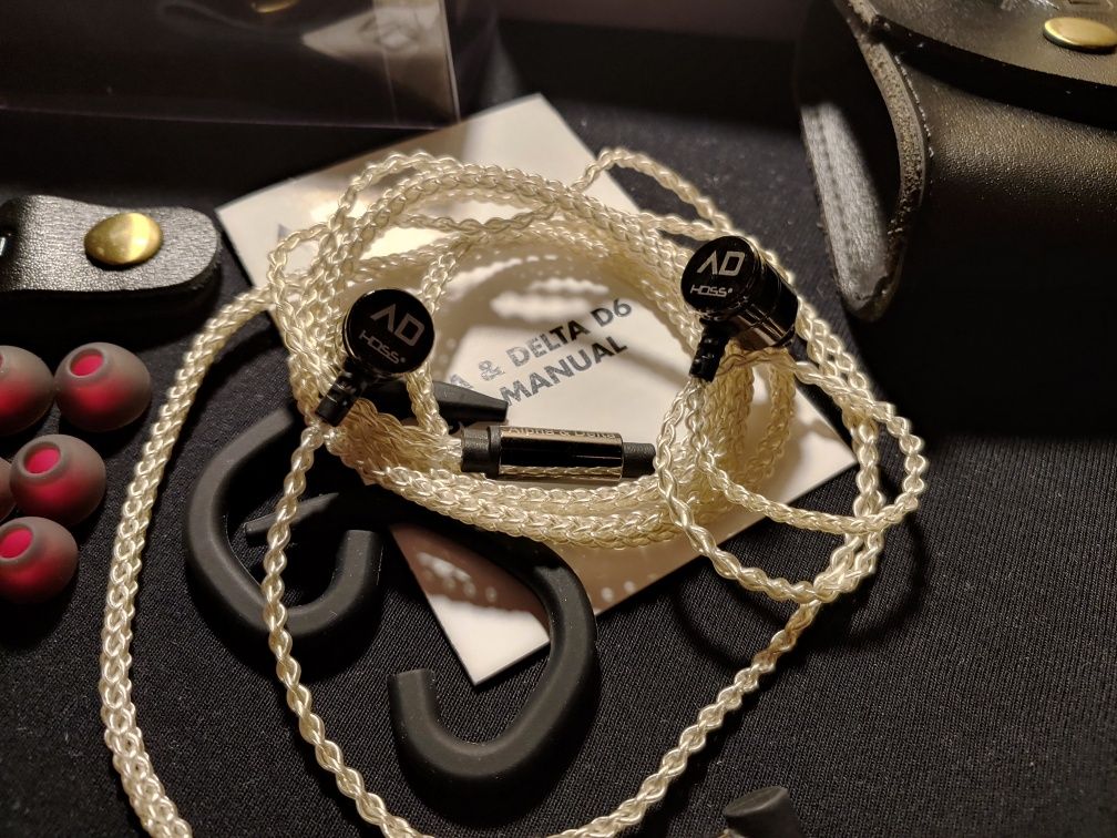 Alpha & Delta D6 słuchawki dokanałowe przewodowe IEM