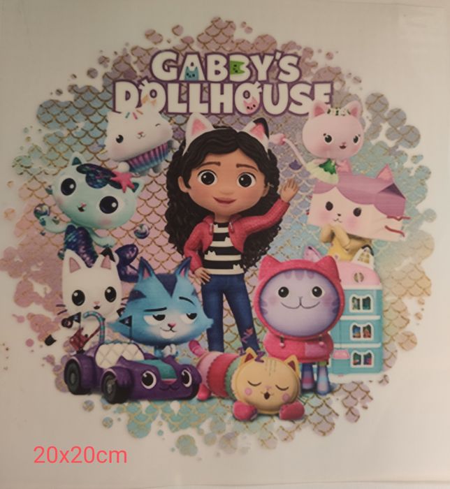 Naprasowanka koci domek gabi