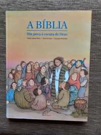 Livro "A Bíblia- Um povo à escuta de Deus" (ilustrado)