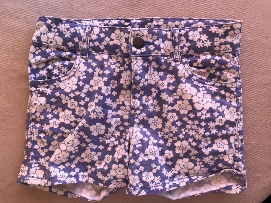 Calções de ganga flores