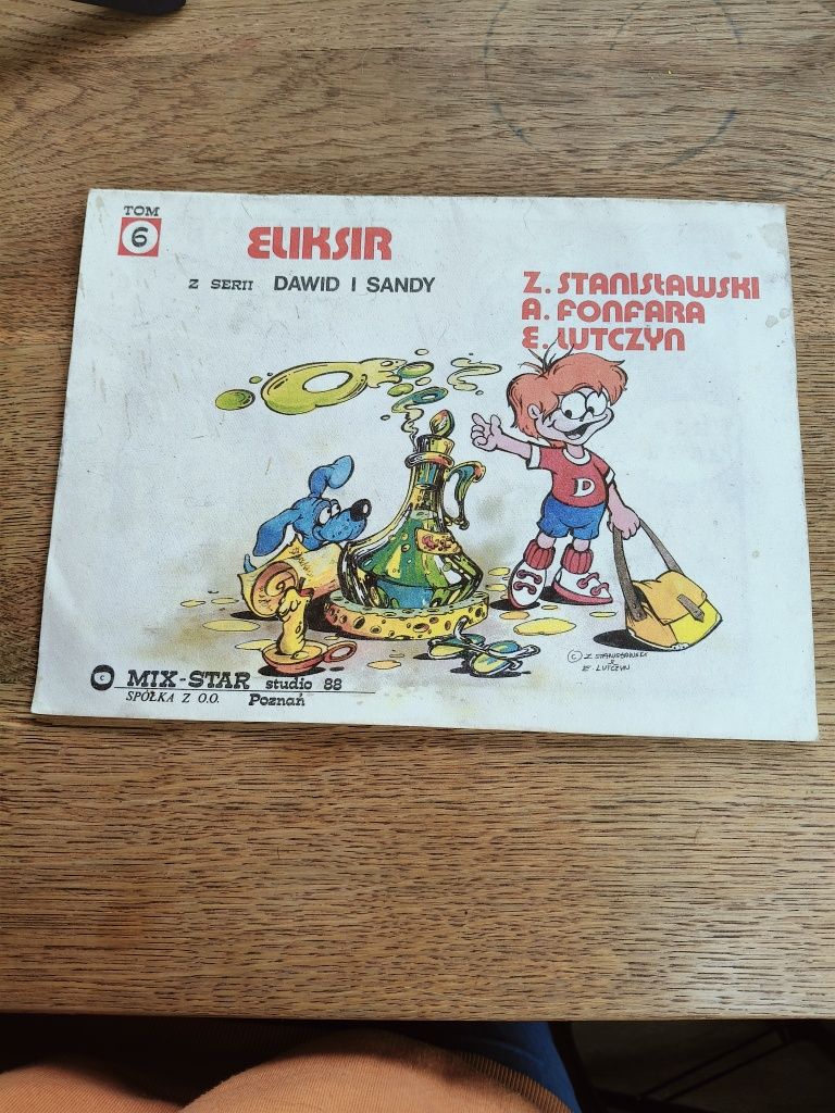 Stary komiks eliksir z cyklu Dawid i Sandy 98