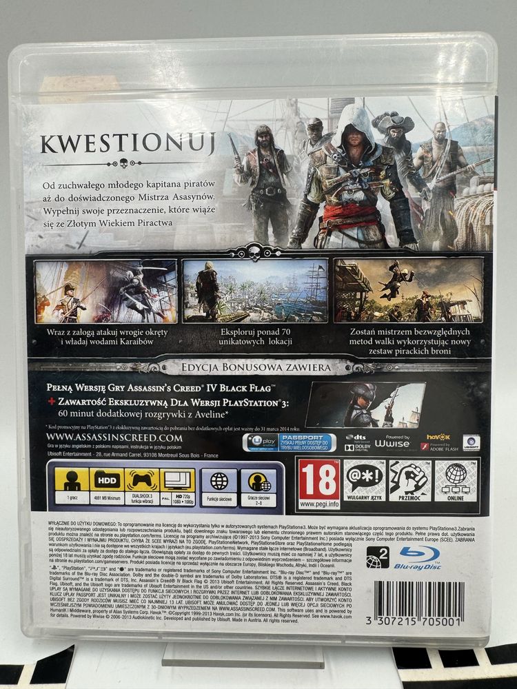 PL Assassins Creed 4 Ps3 Gwarancja