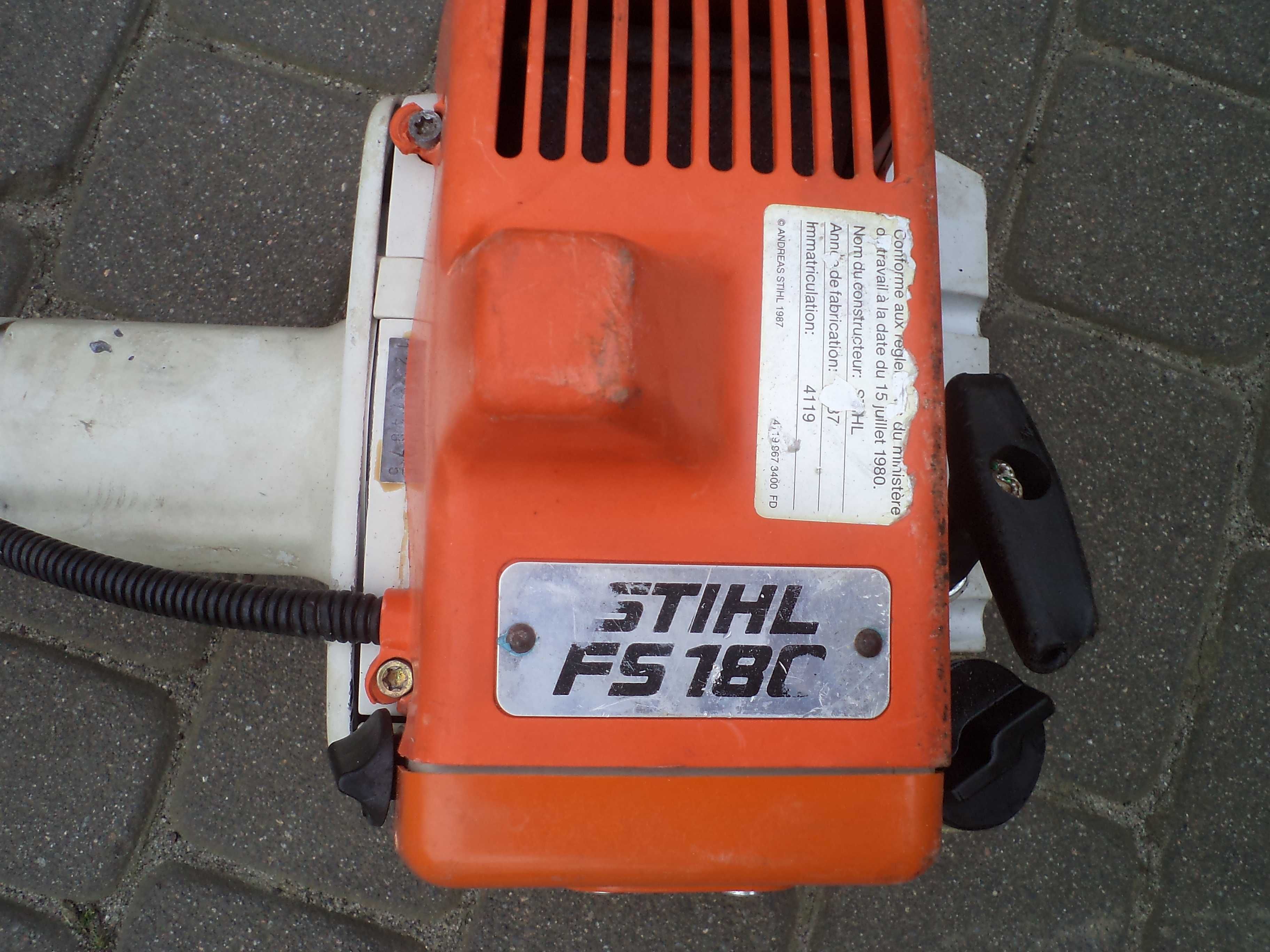 Kosa spalinowa Stihl FS 180 2 km SZELKI TRÓJZĄB wysyłam