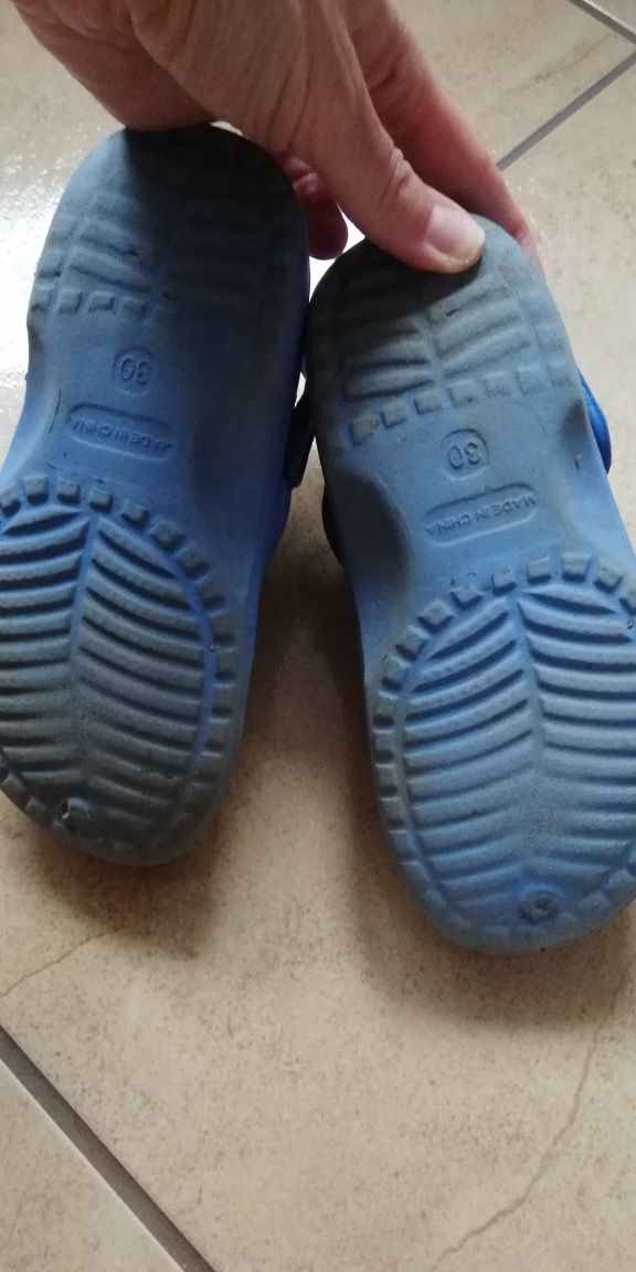 Klapki dziecięce typu crocs rozm. 30